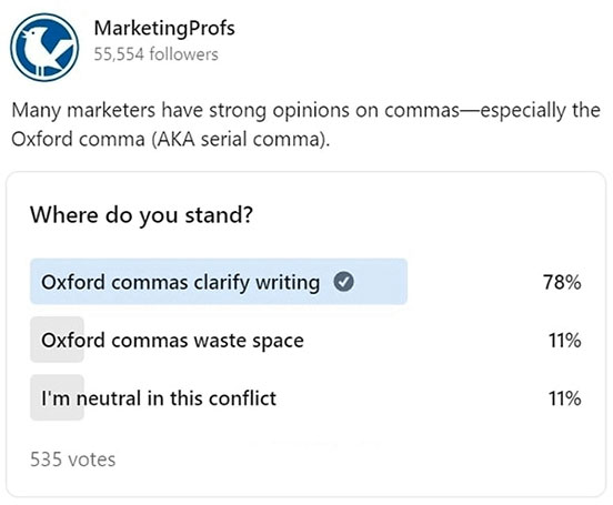 Community Poll Results