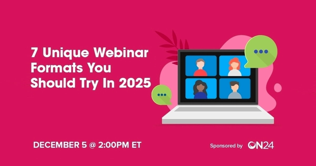 7 Engaging Webinar Tactics and Formats to Try